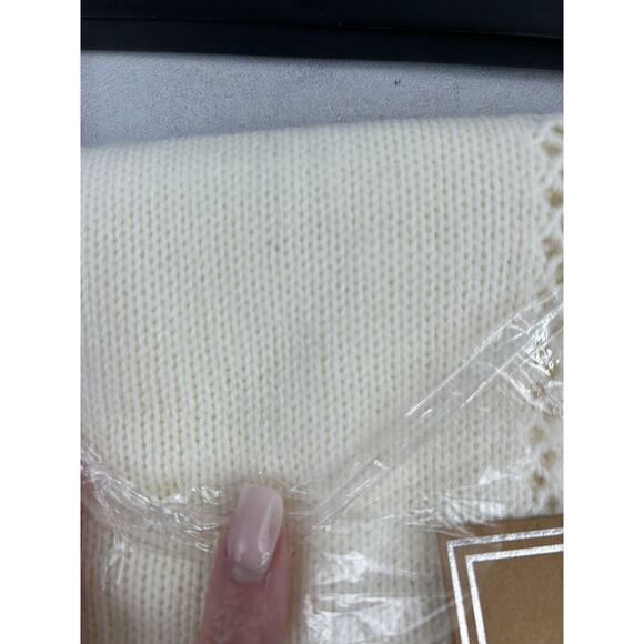 THRO by Marlo Lorenz Cream Knit 60x50 - Picture 7 of 9